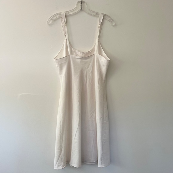 Vintage Ivory Slip Slipdress Lingerie Sleepwear Romantic 90's Size Medium - Picture 5 of 6